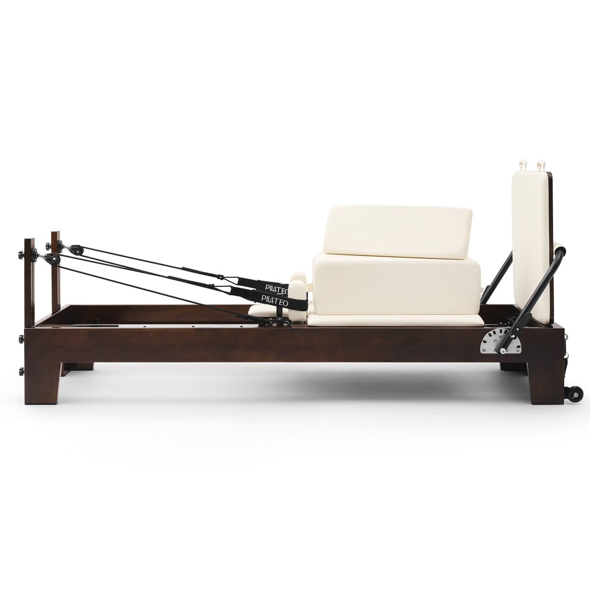 Pilates Reformer Studio Prestige with sitting box – side view