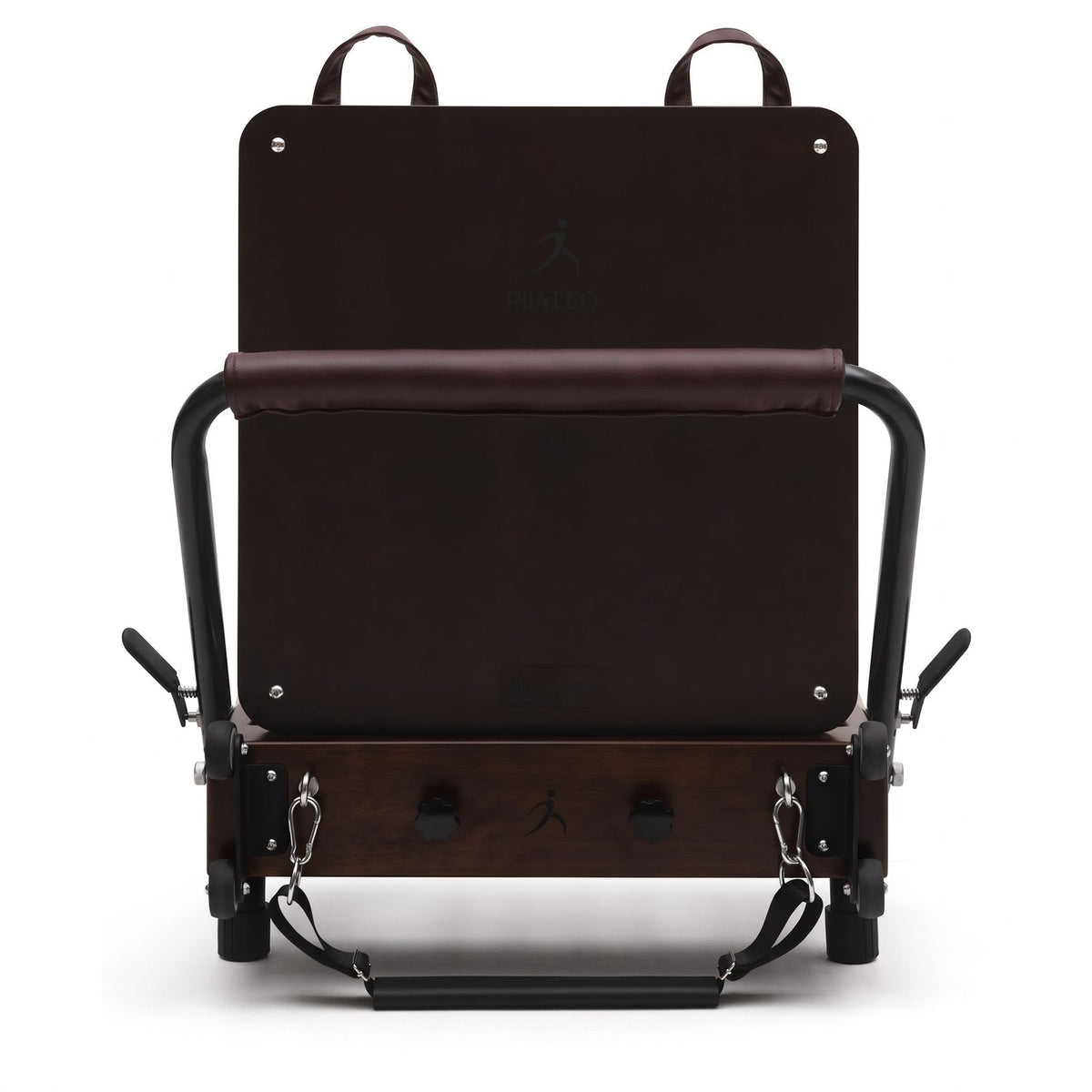 Foldable Pilates reformer Flexi espresso wine, jumpboard