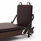 Foldable Pilates reformer Flexi espresso wine, jumpboard
