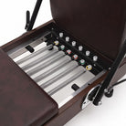 Foldable Pilates reformer Flexi espresso wine, springs
