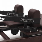 Foldable Pilates reformer Flexi espresso wine, shoulder rests