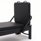 Pilates reformer aluminum all black, jumpboard