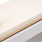 Pilates reformer aluminum milky white, frame detail