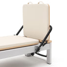 Pilates reformer aluminum milky white, footbar