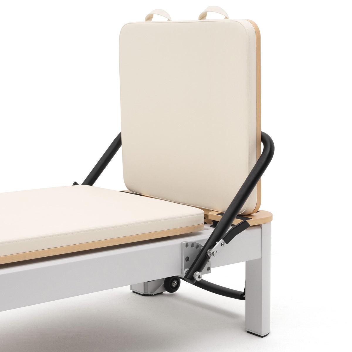 Pilates reformer aluminum milky white, footbar