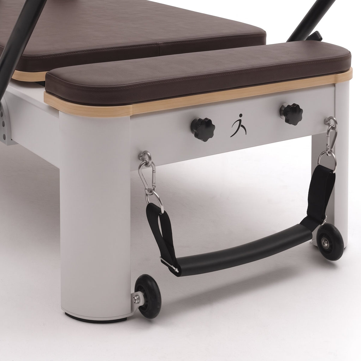 Pilates reformer aluminum mocha, strap handle