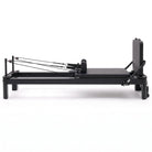 Pilates reformer aluminum total black, side view