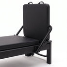 Pilates reformer aluminum total black, jumpboard
