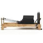 Pilates reformer Classic black, side view