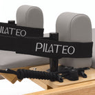 Pilates reformer Classic pearl grey, shoulder rests and straps