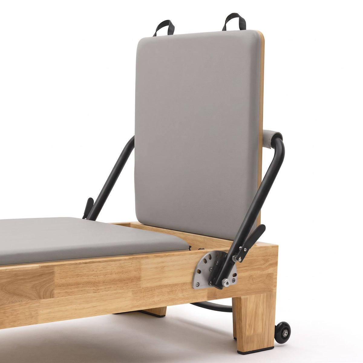 Pilates reformer Classic pearl grey, jumpboard