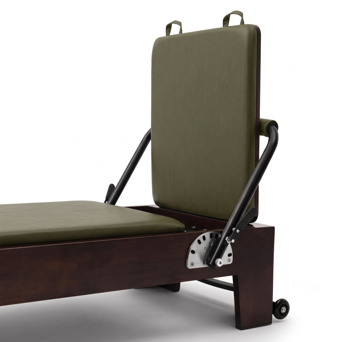 Pilates Reformer Studio Prestige, olive upholstery – jumpboard